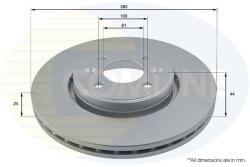 COMLINE Disc frana COMLINE ADC1517V (ADC1517V)