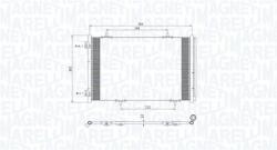 Magneti Marelli Condensator, climatizare MAGNETI MARELLI 350203812000 (350203812000) - automobilus