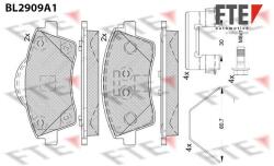 FTE set placute frana, frana disc FTE 9011151 (9011151)