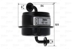 VALEO filtru combustibil VALEO 587051 (587051)