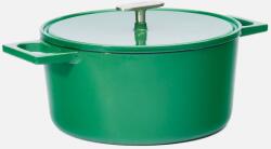 FABINI Lábas Mattia 3.0 Standard, ø 26 cm (5, 5 l) - Zománcozott öntöttvas lábas fedővel, fényes zöld (113610332628127)