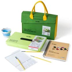 HIMI Twin Cup gouache festőkészlet - 72 db + kiegészítők, apple green