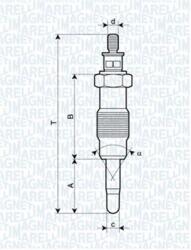 Magneti Marelli Bujie incandescenta MAGNETI MARELLI 062582804304 (062582804304)