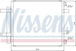 NISSENS Condensator, climatizare NISSENS ** FIRST FIT ** 94866 (94866)