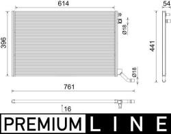 MAHLE Radiator, racire motor MAHLE BEHR *** PREMIUM LINE *** CR 2445 000P (CR 2445 000P)