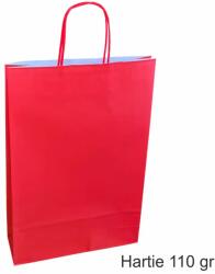 Paper Craft Pungi hartie ROSII - 3 sticle vin, 26x39x8 cm, set 30 buc