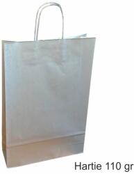 Paper Craft Pungi hartie ARGINTII - 3 sticle vin, 26x39x8 cm, set 30 buc