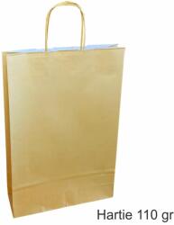 Paper Craft Pungi hartie AURII - 3 sticle vin, 26x39x8 cm, set 30 buc