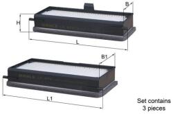 MAHLE Filtru, aer habitaclu MAHLE LA 679/S (LA 679/S)