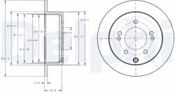 DELPHI Disc frana DELPHI BG4327 (BG4327)