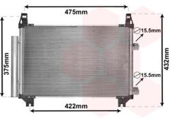 VAN WEZEL Condensator, climatizare VAN WEZEL 53005404 (53005404)