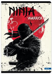 Lastva Füzet, LASTVA Ninja Warrior-F, A5, 52 lapos, kockás (FLNWFA552K)