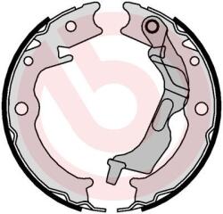 BREMBO Set saboti frana, frana de mana BREMBO ESSENTIAL LINE S 10 520 (S 10 520)