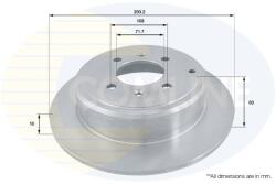 COMLINE Disc frana COMLINE ADC1524 (ADC1524)