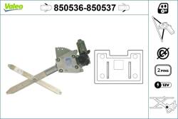 VALEO Mecanism actionare geam VALEO 850537 (850537)