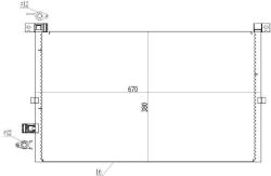 MTR Condensator, climatizare MTR 13054578 (13054578)