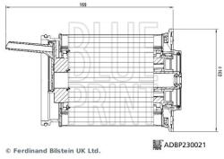 BLUE PRINT filtru combustibil BLUE PRINT ADBP230021 (ADBP230021)