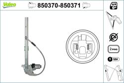 VALEO Mecanism actionare geam VALEO 850370 (850370)