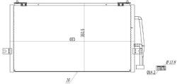 MTR Condensator, climatizare MTR 13054536 (13054536) - automobilus