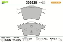 VALEO set placute frana, frana disc VALEO 302628 (302628)
