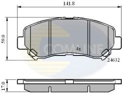 COMLINE set placute frana, frana disc COMLINE CBP01577 (CBP01577)