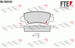 FTE set placute frana, frana disc FTE 9010466 (9010466)
