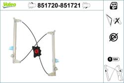 VALEO Mecanism actionare geam VALEO 851721 (851721)