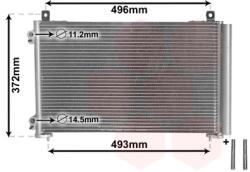 VAN WEZEL Condensator, climatizare VAN WEZEL 40005258 (40005258)