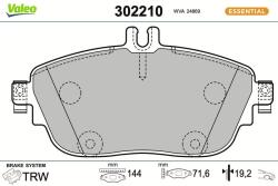 VALEO set placute frana, frana disc VALEO 302210 (302210)