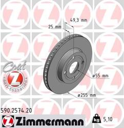 ZIMMERMANN Disc frana ZIMMERMANN COAT Z 590.2574. 20 (590.2574.20)