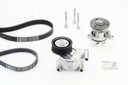 Continental Ctam Pompa apa + Set curea transmisie cu caneluri CONTINENTAL CTAM 6PK1306WP2 (6PK1306WP2)
