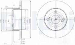 DELPHI Disc frana DELPHI BG4050 (BG4050)