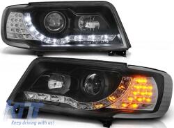  Tuning fényszóró szett LED-del Audi 100 C4 12.1990-06.1994, bal és jobb (ABAUHX6010339)