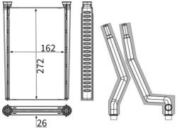 MAHLE Schimbător de căldură, încălzire habitaclu MAHLE AH 361 000S (AH 361 000S)