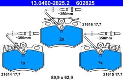 ATE set placute frana, frana disc ATE 13.0460-2825.2 (13.0460-2825.2)