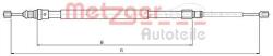 Metzger Autoteile Cablu, frana de parcare METZGER AUTOTEILE 10.6686 (10.6686)