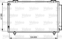 VALEO Condensator, climatizare VALEO 817805 (817805)