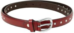 Manier Curea piele naturala marsala cu strasuri CF073