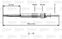 VALEO Bujie incandescenta VALEO 345134 (345134)