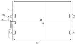 MTR Condensator, climatizare MTR 13054484 (13054484)