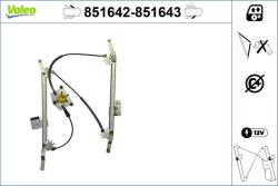 VALEO Mecanism actionare geam VALEO 851643 (851643)