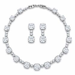 Borealy Sophisticated Square Set colier si cercei - Eleganta pentru Mirese si Cadou Premium (BIJ60001)