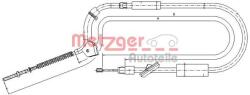 Metzger Autoteile Cablu, frana de parcare METZGER AUTOTEILE 10.9332 (10.9332)