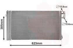 VAN WEZEL Condensator, climatizare VAN WEZEL 06005296 (06005296)