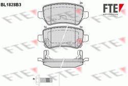 FTE set placute frana, frana disc FTE 9010406 (9010406)