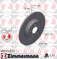 ZIMMERMANN Disc frana ZIMMERMANN SPORT Z 400.5545. 52 (400.5545.52)