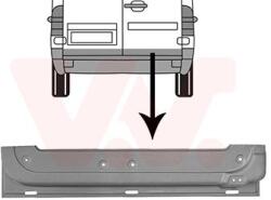 VAN WEZEL Portiera spate VAN WEZEL 3075250 (3075250)