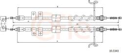 COFLE Cablu, frana de parcare COFLE 10.5343 (10.5343) - automobilus