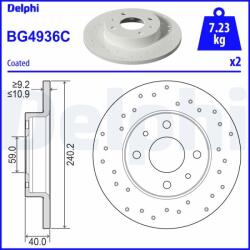 DELPHI Disc frana DELPHI BG4936C (BG4936C)