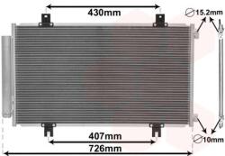 VAN WEZEL Condensator, climatizare VAN WEZEL 52015701 (52015701)